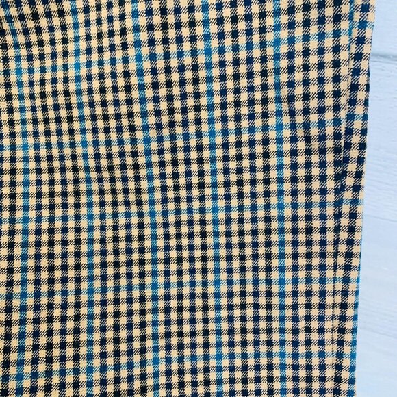 J Jill Womens Bi Stretch Dress Pant Multicolor Check Ankle Flat Front Size 10 - Picture 9 of 12